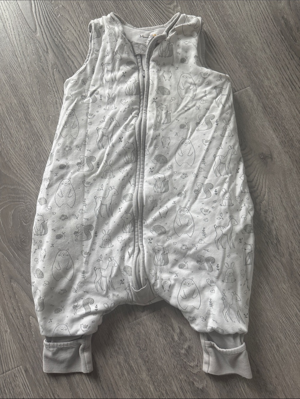 2.0 tog Animal-Print Sleep Walker - Gray
